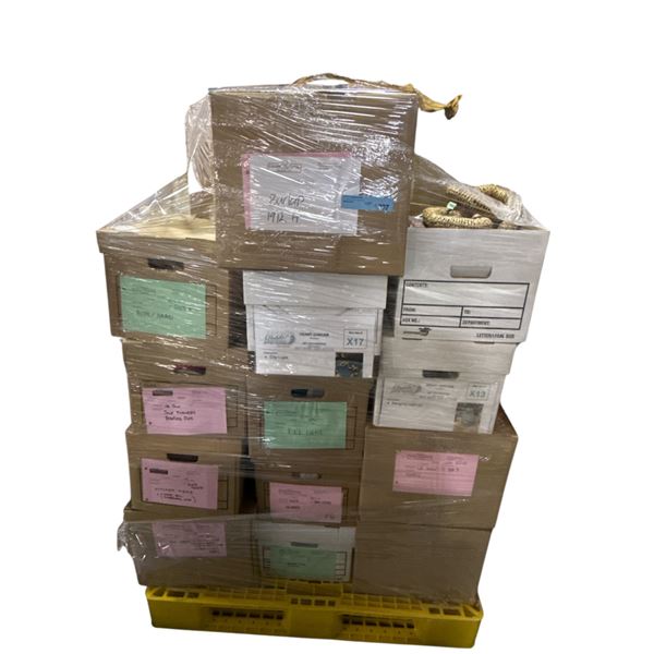 Movie Set Dec Pallet - includes Kitchen Items/Lights/Burlaps/Fabrics & More