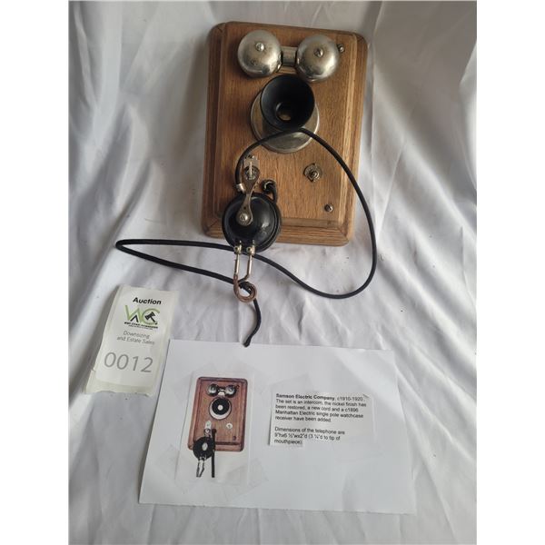 Antique Samson Electric Phone A SC1