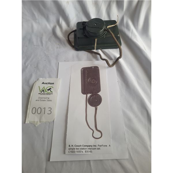 Antique Intercom Set A SC1