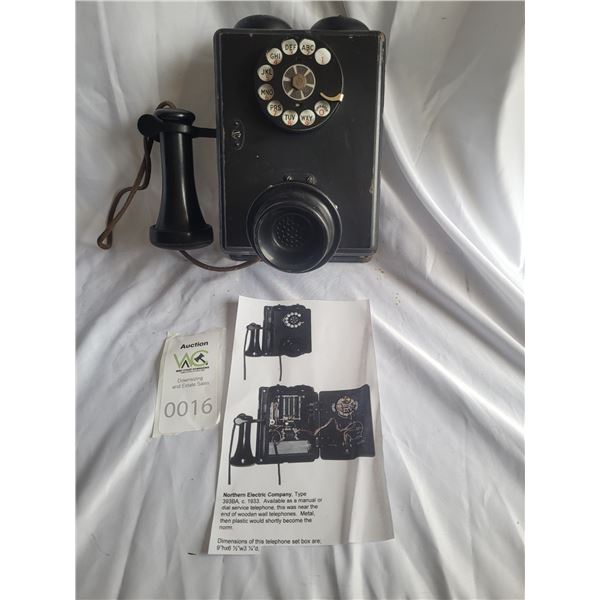 Antique Northern Electric Telephone A SC1