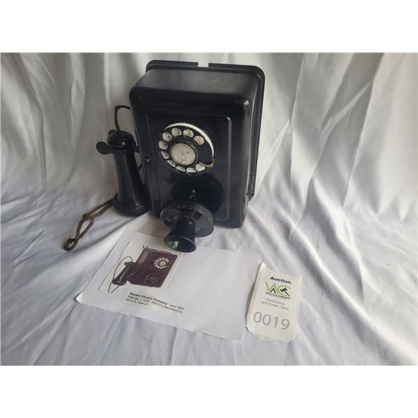 Antique Western Electric Phone A SC1
