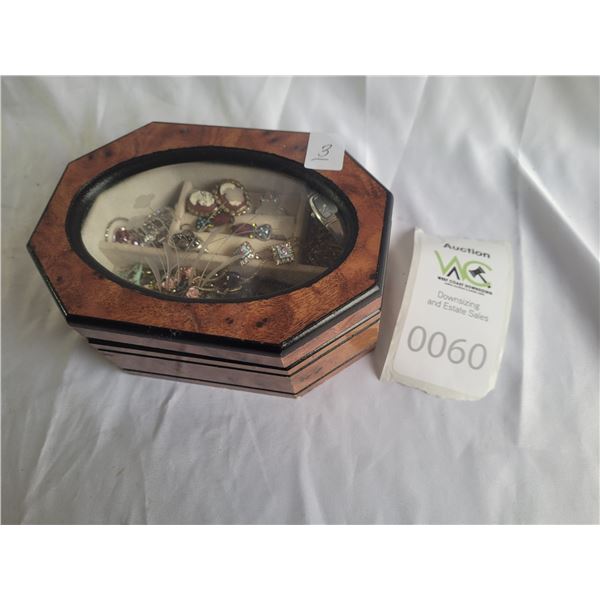 Jewelry Box Vintage Jewelry A SC1