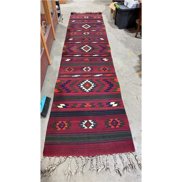 Runner measures 142" x 33 1/2"