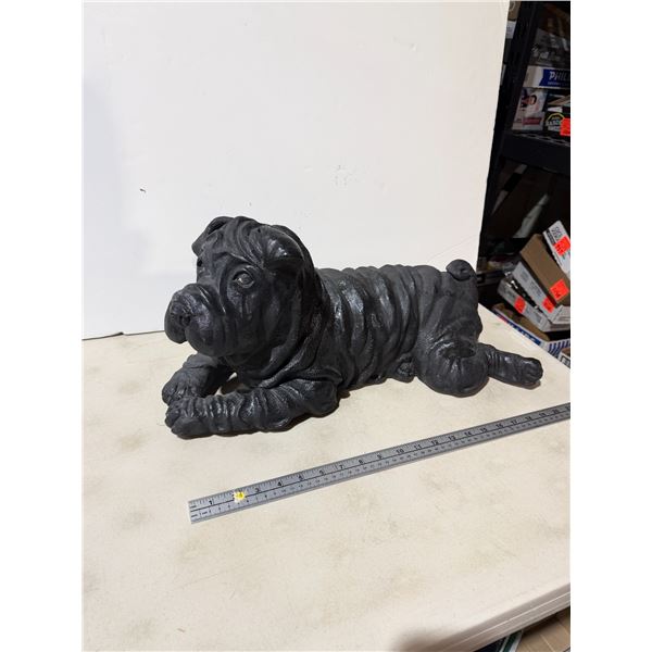 Large SHAR  PEI dog statue, 20 inches long