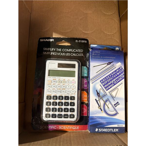 Calculator in math set