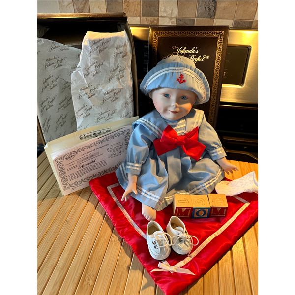 Amanda porcelain doll