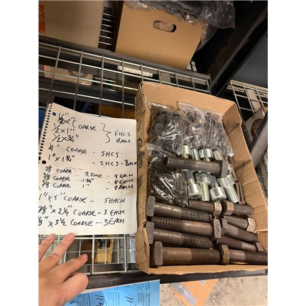 Sorted bolts