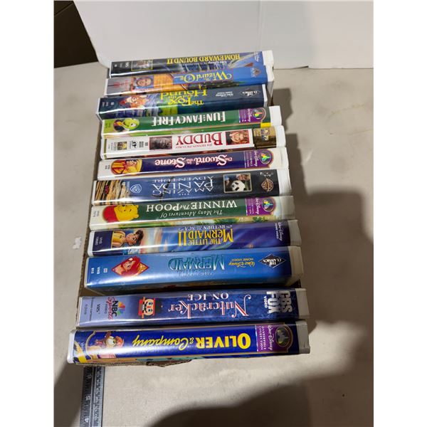 VHS, Walt Disney movies and other