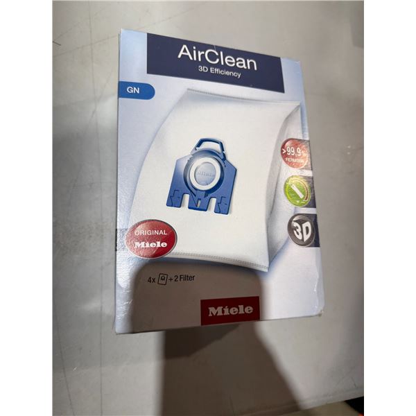 Miele air cleaner, 3-D efficiency filters