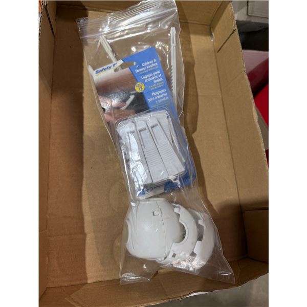 Safety first cabinet and drawer latches