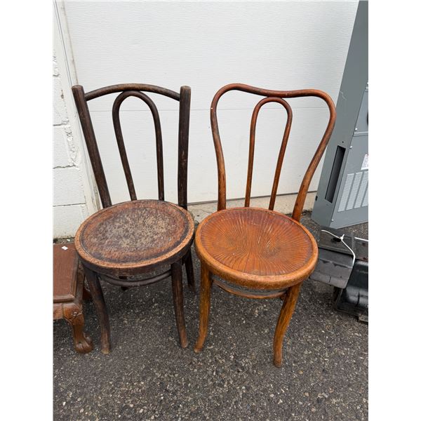 2 antique chairs