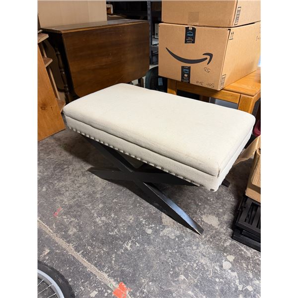 Bench measures 35" x 18 1/2" x 19"