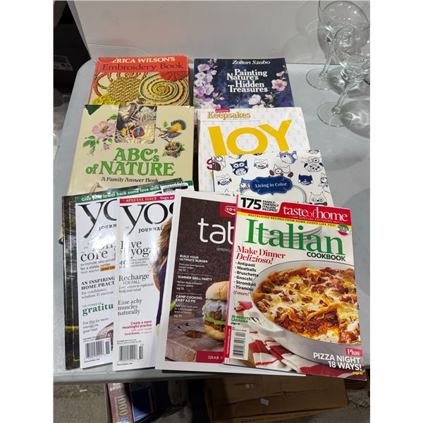 Magazines and books