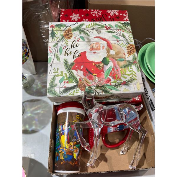 Christmas boxes and cups