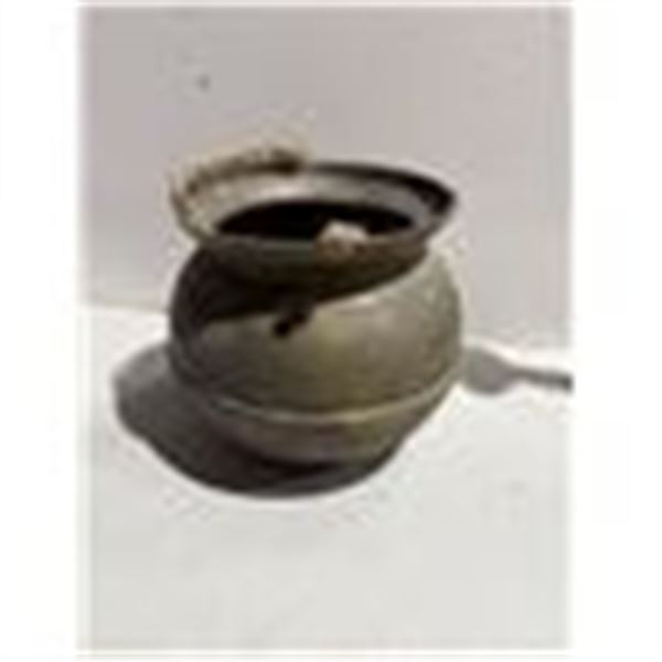 antique bronze or brass pot
