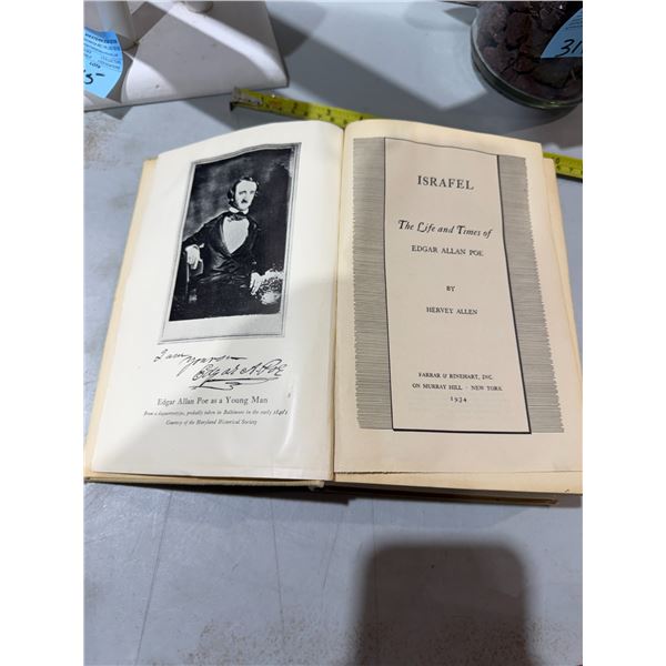 ISRAFEL the life and times of Edgar Allan Poe by Harvey Allen 1934