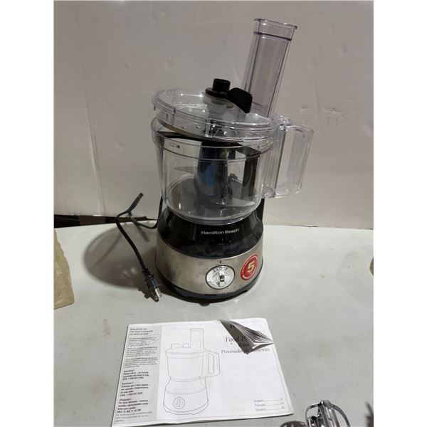 Hamilton beach food processor