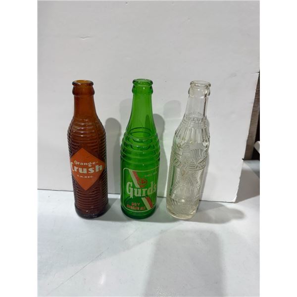 Vintage pop bottles