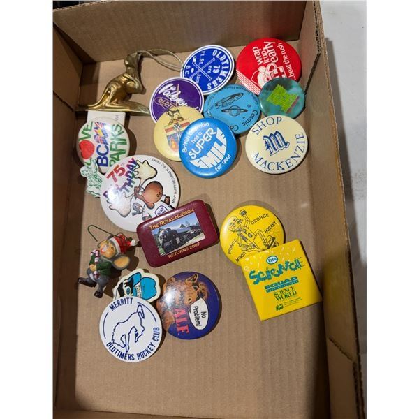 Vintage badges