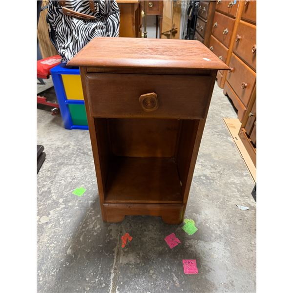 MCM nightstand measures 16" x 12" x 27"
