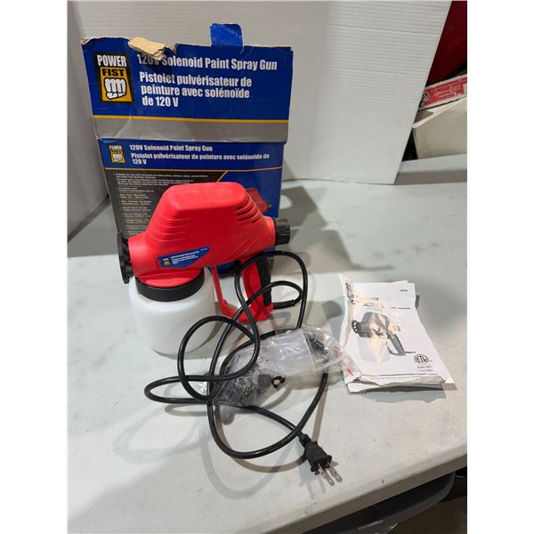 120 V paint spray again