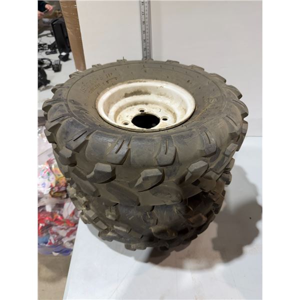 Tubeless 19x7.00-8 tires on rims
