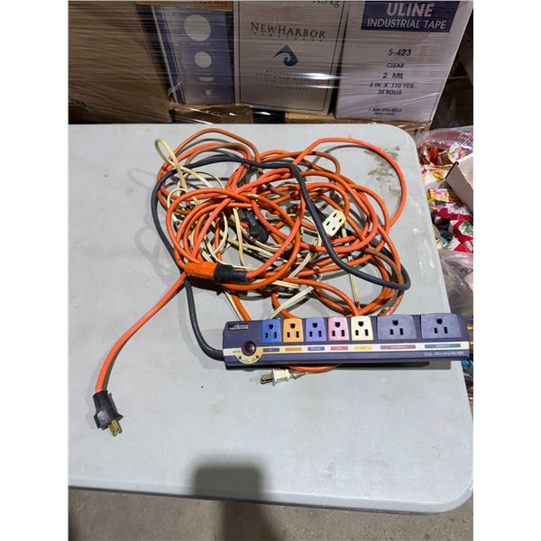 Power cords, and power bar