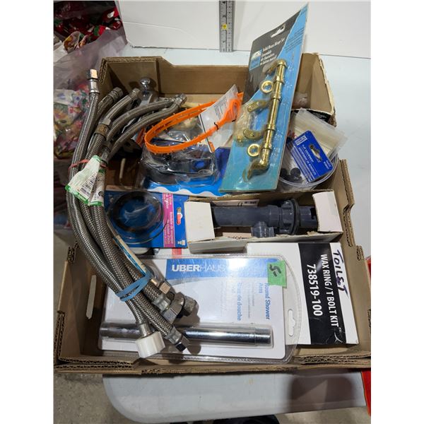Plumbing related and brass hinge set