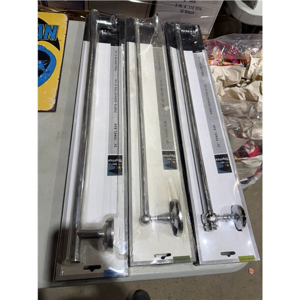 3 Taymor 24" towel bars