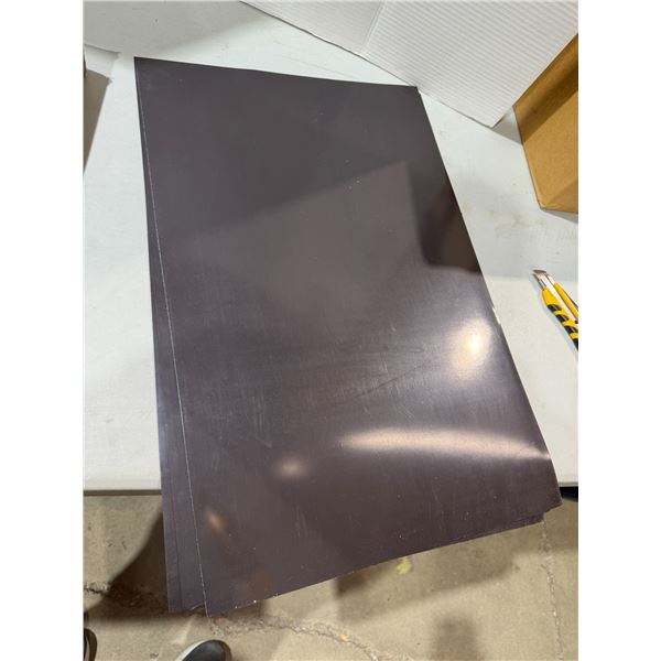 Three magnetic sheets