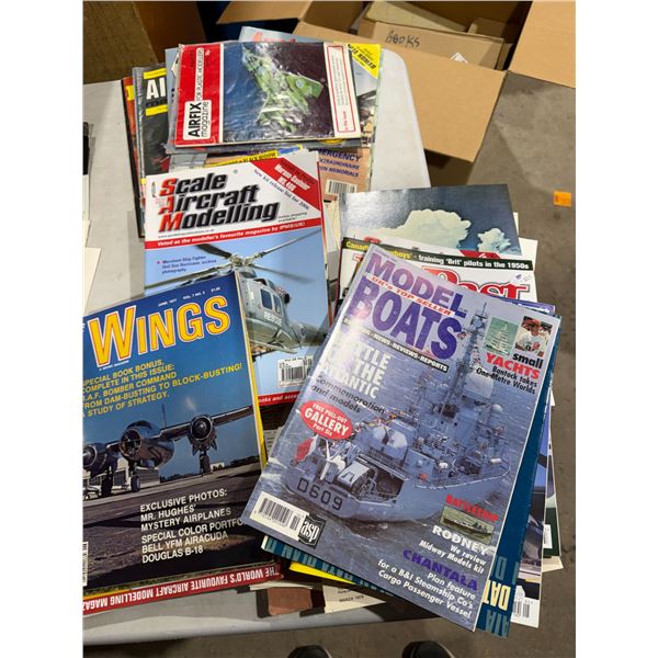 Model boats and model aircraft magazines