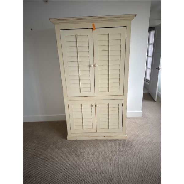 Cabinet measures play 40"x 24 1/2" x 75" tall