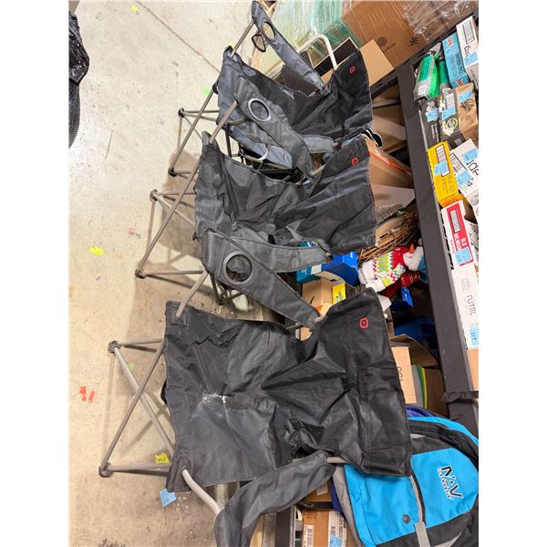 3 outbound  camp chairs