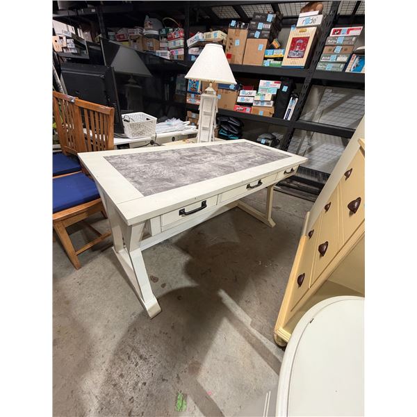 Writing desk or table measures 60" x 28" x 30 1/2"