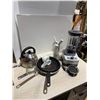 Image 1 : Assorted kitchen items, blender, kettle, etc.