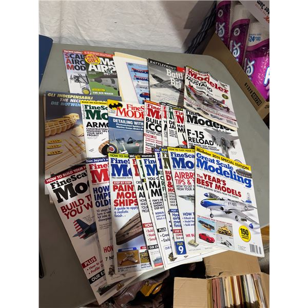 Find scale, modeling magazines