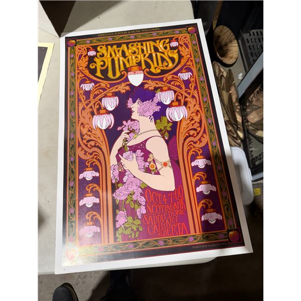 Heritage posters, National pumpkin October 4 7 PM, Scotiabank Saddledome Calgary Alberta