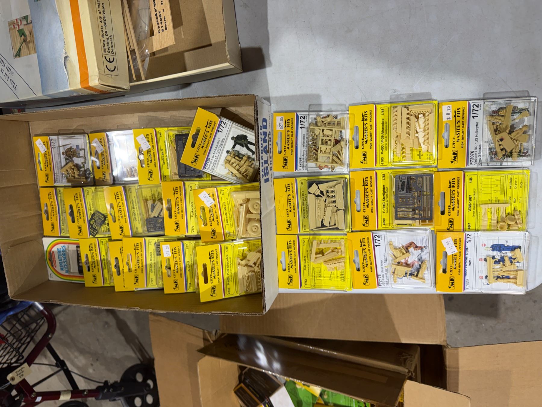 Master kits, high-quality cast products