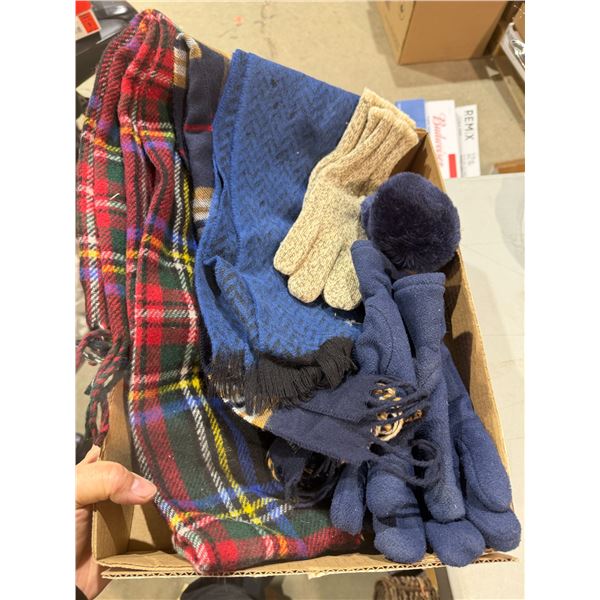 Scarves and gloves