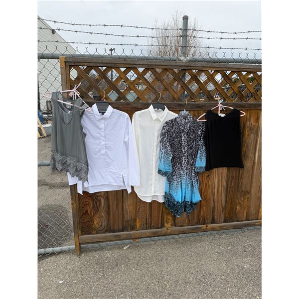 Assorted tops size, small and medium