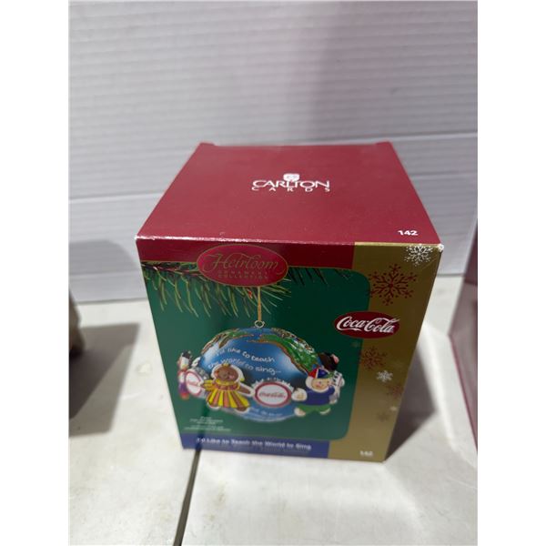 Carlton cards, heirloom collection Coca-Cola ornament
