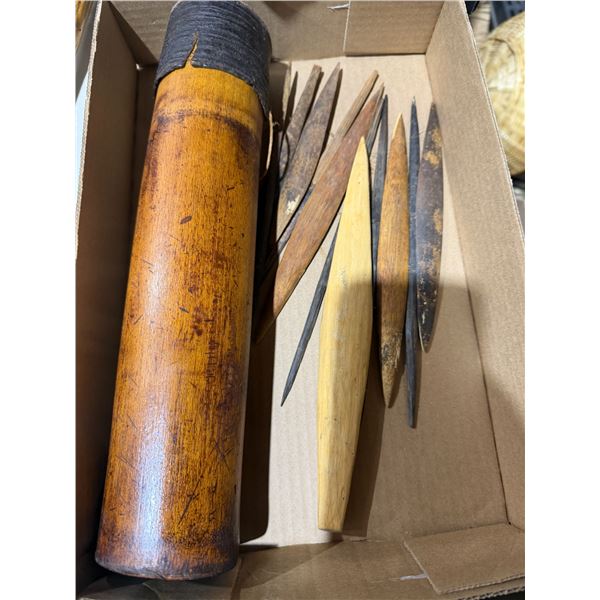 Assorted wood items