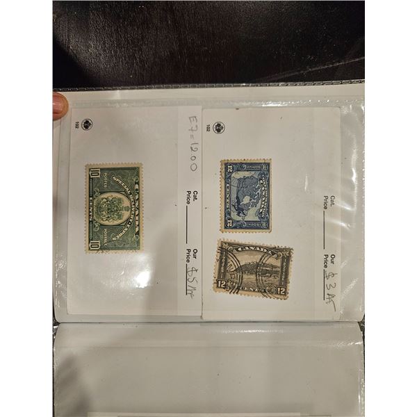 Assorted Canada stamps