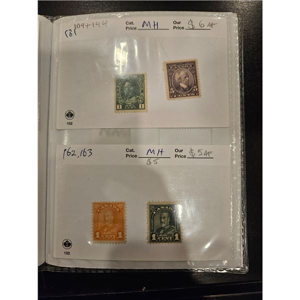 Assorted Canada stamps
