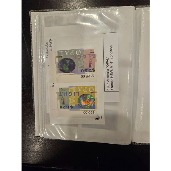 1995 Austrila "opal" stamps