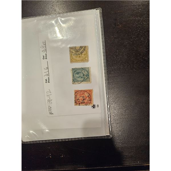 Assorted Canada stamps