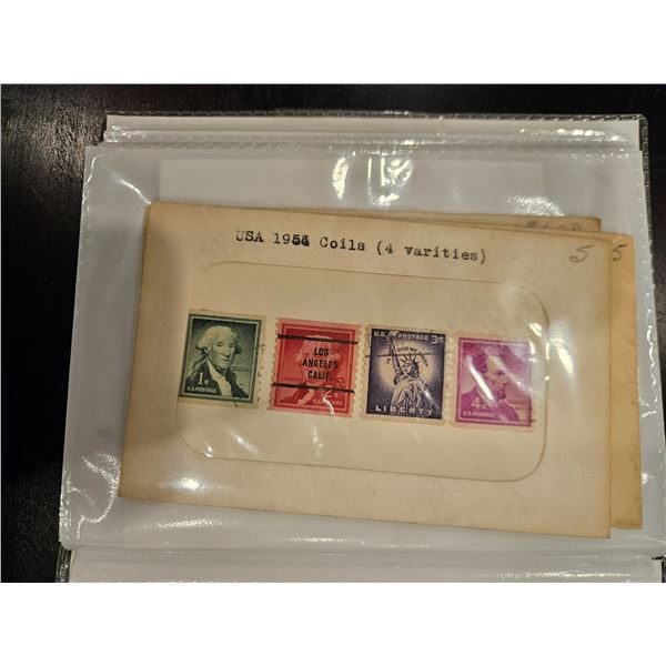 USA 1954 Stamp collection