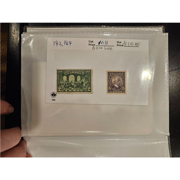 Assorted Canada stamps
