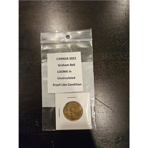 2022 Canada "Graham Bell" Loonie