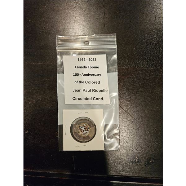 1952-2022 Canada "100th Anniversary Toonie